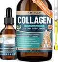 Liquid Collagen for Cats, Cat Collagen Drops with Bovine Collagens, Biotin & Vitamin C, Mobility & Flexibility, Itch Relief, Skin, Coat & Immunity Support, Cat Joint Supplement for Cats