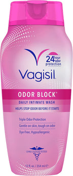 Vagisil Maximum Strength Feminine Anti-Itch Cream with Benzocaine for Women & Feminine Wash for Intimate Area Hygiene, Odor Block, Gynecologist Tested, Hypoallergenic, 12 oz, (Pack of 1)