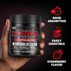 EAA Gummies - 2:1:1 BCAA Formula (8300mg) - Essential Amino Acids for Muscle Recovery & Endurance - Non-GMO, Gluten Free, Sugar Free, Vegetarian, Strawberry Flavor - 90 Count