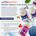Vitamatic Acidophilus Probiotic - 10 Billion CFU - 5X Potency - Daily Probiotic Supplement, Supports Digestive Health - 120 Tablets