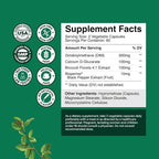 Extra Strength DIM Supplement for Men & Women - DIM + Bioperine Complex for Hormone Balance - Diindolylmethane with Calcium D-Glucarate & Broccoli Florets for Radiant Skin & Mood Support - 120 Count