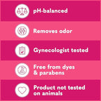 Summer’s Eve Feminine Wash, Sheer Floral, Daily pH-Balanced Body Wash for Women, Feminine Care to Remove Vaginal Odor, Gynecologist Tested, 15 Fl Oz