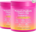 Her Juicy Feminine Probiotics Gummies, Premium Feminine Balance Probiotics with Slippery Elm for Women's pH Balance and Freshness – Support Daily Wellness & Comfort 120 Pineapple Gummies