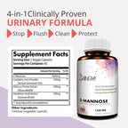 D Mannose Capsules and Probiotics for Women Bundle I Urinary Tract + Vaginal Health Support I UTI and Yeast Infection Control I Vegan, Gluten Free I Made in USA
