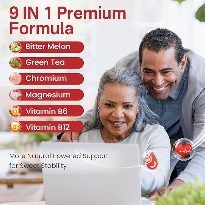 Organic Ceylon Cinnamon Berberine Supplement Gummies Sugar Free Berberine HCl Complex Gummy, Berberine with Ceylon Cinnamon, Bitter Melon, Chromium & Magnesium Glycinate, Vitamin B6 & B12, Vegan, 60ct