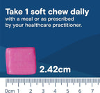Bariatric Fusion Bariatric Calcium Supplement Chews | Calcium Citrate with Vitamin D3 Bariatric Vitamin | Sugar Free Chewable | 500mg | Strawberry | 60 Count