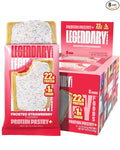 Legendary Foods 22g Protein Pastry 0g Added Sugar, Low Carb, Gluten Conscious, Keto Snack, Ideal for Glucose Management, Includes Whey Protein Isolate, 8 Pack Frosted Strawberry