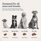Kradle Calming Chews for Dogs - Anxiety and Stress Support - L-Theanine Ashwagandha GABA - Calming Supplement for Relaxation and Stress - Chicken Flavor- 75 Chews