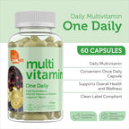 Zahler - One Daily Vegan Multivitamins for Women & Men (60 Count) Kosher Essential Vitamins & Minerals with Whole Food Spectra Blend - Vegetarian and Vegan Vitamins for Adults