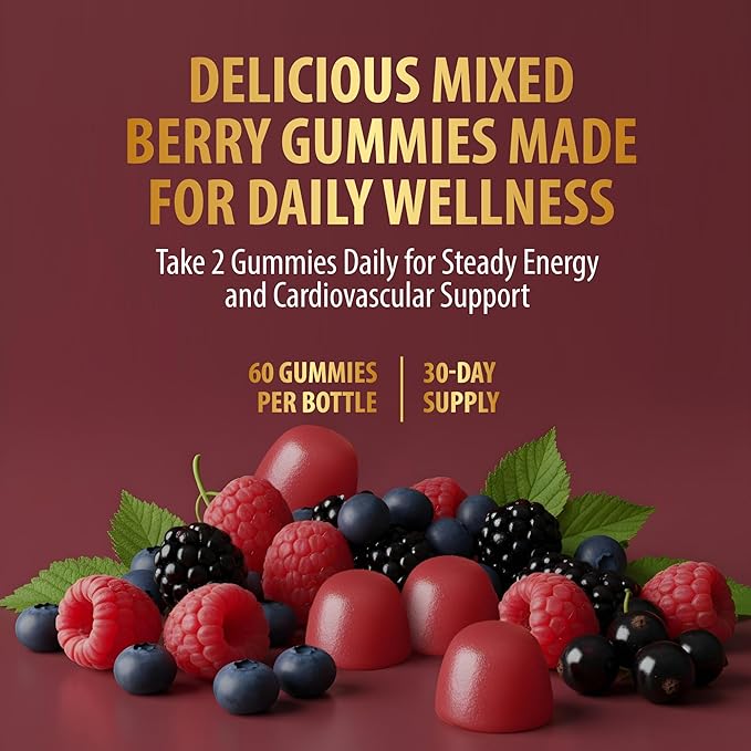 Beet Root Gummies - Advanced Nitric Oxide Blood Pressure & Heart Soft Chews Support Supplement - Men Women Natural Chewable Beets for Cardiovascular Health & Energy - Sugar-Free Vegan
