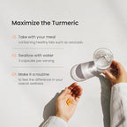 Turmeric Curcumin - 3,120 mg Complex with Ginger & Black Pepper Extract - 95% Curcuminoids - Extra Strength Turmeric Supplement for Joint Health, Brain, Heart & Immune Support - 180 Turmeric Capsules