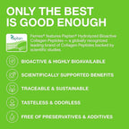 Hydrolyzed Collagen for Women Men (3LB) Type I & III Flavorless & Odorless Easy-Mix Powder Peptan Protein Peptides Joint Hair Skin & Nail Support Gluten-Free Non-GMO Keto Paleo Grass-Fed Kosher