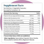 Pattern Wellness PMS Complex – Monthly Cycle Wellness Support – with Vitamin B6, Magnesium & Herbal Extracts – 60 Vegan Capsules