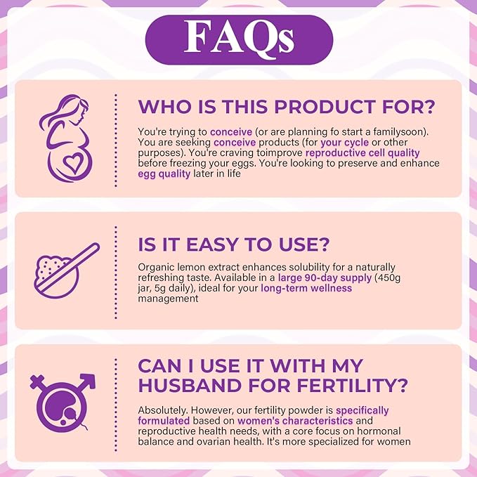90-Day Myo-Inositol & D-Chiro Inositol Supplement for Women, Fertility Supplements Hormonal Balance for Women Ovarian Health Support, High 4000mg:100mg Inositol Powder with Folic Acid & Vitamin, Vegan