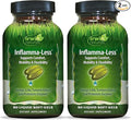 Irwin Naturals Inflamma-Less - Turmeric Extract & Omega-3 Fish Oil - Joint Supplements for Men & Women - Supports Mobility & Comfort - Promotes Healthy Inflammatory Response - 80 Soft-Gels, 2 Pack