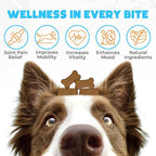 ZENO Glucosamine HCL & Hip and Joint Chews for Dogs - 150 pcs - Advanced Hip and Joint Support for Senior Dogs - with MSM & Green Lipped Mussel - Duck