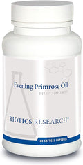 Biotics Research Evening Primrose Oil Potent Gamma Linolenic Acid GLA Source, Linoleic Acid, Healthy and Balanced Body Response, Cardiovascular, Neurological, Skin, Women’s Health. 100 Softgels