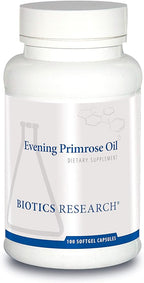 Biotics Research Evening Primrose Oil Potent Gamma Linolenic Acid GLA Source, Linoleic Acid, Healthy and Balanced Body Response, Cardiovascular, Neurological, Skin, Women’s Health. 100 Softgels