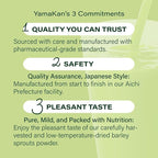 Yamamoto Kanpoh YAMAKAN Young Barley Grass Powder, Grass Juice for Gut Health & Vitality, Rich in Vitamins & Minerals for Women & Men, Super Greens Powder, Non GMO, Gluten-Free & Vegan, 44 Count