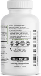 Bronson Ashwagandha Extra Strength Stress & Mood Support with BioPerine - Non GMO Formula, 250 Vegetarian Capsules