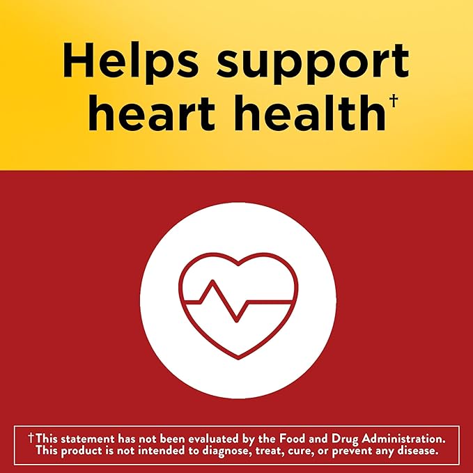 Nature Made CoQ10 200mg Softgels, Dietary Supplement for Heart Health Support, 105 Softgels, 105 Day Supply