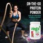 Vega Protein and Greens Protein Powder, Berry - 20g Plant Based Protein Plus Veggies, Vegan, Non GMO, Pea Protein for Women and Men, 1.2 lbs (Packaging May Vary)