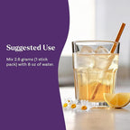 Natrol Sleep + Restore Calming Drink Mix with Magnesium Glycinate, Magnesium Sleep Aid, Melatonin-Free, Lemon Chamomile, 10 Stick Packs