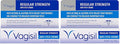 Vagisil Regular Strength Anti-Itch Feminine Cream for Women, Gynecologist Tested, Hypoallergenic, Fast-acting and Long-lasting Itch Relief, Vaginal Moisturizer Soothes and Cools, 1 oz (Pack of 2)