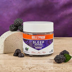 Bulletproof Sugar-Free BlackBerry Flavor Sleep Gummies, 60 Count, Keto Supplement for Sleep Support (Pack of 2)