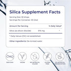 Eidon Liquid Silica Mineral Concentrate - Silica Supplement for Hair, Skin, and Nails, Supplement Drops to Support Collagen Production & Hair Loss for Women & Men, Helps Manage Calcium - 2 oz