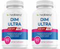 healblend DIM Ultra Dietary Supplement 350mg with Bioperine, Diindolylmethane, Estrogen Metabolism Support, Hormone Balance & PMS Relief, 60 Capsules (2)