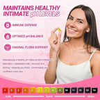 Her Juicy Feminine Probiotics Gummies, Premium Feminine Balance Gummies with Slippery Elm for Women's pH Balance, Healthy Odor, Flora and Immune Support – 60-Day Supply