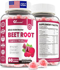 Beet Root Gummies - Nitric Oxide Booster Supplements for Men & Women with Beetroot, L-Citrulline & L-Arginine - Heart, Muscle & Circulation Support - Sugar Free, Vegan, Mixed Berry Flavor, 60 Gummies