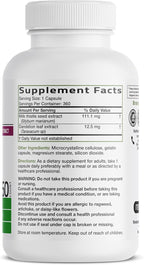 Bronson Milk Thistle Silymarin Marianum & Dandelion Extract Liver Health Support, Antioxidant Support, Detox, 360 Capsules