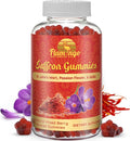 Saffron Extract Gummies-Sugar Free Saffron Supplement Enhanced with GABA, Saint John's Wort, Passion Flower- Saffron Supplements for Kids, Women, Men. Focus and Mood Support. 60 Saffron Gummies