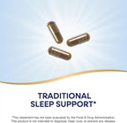 Nature's Way Melissa Lemon Balm Leaf, Traditional Sleep Support*, Melatonin Free, 1500 mg per 3-Capsule Serving, Non-GMO Project Verified, 100 Vegan Capsules (Packaging May Vary), (Pack of 2)