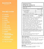 Barker Wellness Daytime Sugar-Free Adaptogen Mushroom Gummies - Lion's Mane, Cordyceps, Reishi & Shiitake | Vegan, Immune System Support, Natural Energy, Enhanced Focus & Mood for Adults | 60 Count