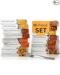 HMR Entrees Meals 16-Pack Variety | Low Calorie Premade Microwave Meals for Weight Loss | Ready to Eat Dinner | Includes Mac & Cheese, Beef Stroganoff, Turkey Chili, Chicken Alfredo & More