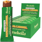 Barebells Soft Protein Bars Banana Caramel - 12 Bars (1 pack of 12) - Protein Snacks with 16g of High Protein - Fluffy Chocolate Treat with 2g of Total Sugars - Soft Protein Snack & Breakfast Bars