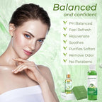 Feminine Wash & Yoni Oil & Yoni Soap Bar for Women, Yoni Wash for Vaginal Ph Balance Remove Odor Moisturizing, 1 Fl.Oz Yoni Essential Oil & 5.07 Fl.Oz Vaginal Wash 3.53 Oz Yoni Bar (Tea Tree)