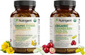 Organic Evening Primrose Oil + Cranberry Seed Oil Supplement Bundle, 940 mg Each, 100% Pure with Omegas & GLA, Cold Pressed Liquid Organic Capsules, Women’s Health, Skin Support
