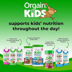 Orgain Organic Kids Nutritional Vegan Protein Shake, Vanilla - Healthy Kids Snacks, 8g Plant Protein, 3g Fiber, 23 Vitamins & Minerals, No Dairy & Soy, Non-GMO, 8 Fl Oz (12 Pack) Package May Vary