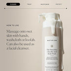 Naturium The Smoother Glycolic Acid Exfoliating Body Wash, Soft & Smoothing Cleanser, 16.9 oz