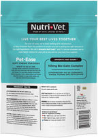 Nutri-Vet Pet-Ease Soft Chews for Dogs, Vet Formulated with Chamomile & Tryptophan to Soothe and Calm During Storms, Separation Anxiety, and Loud Noises, Dog Calming Supplement, 6.0 oz