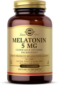 Solgar Melatonin 5 mg, 120 Nuggets - Helps Promote Relaxation & Rest - Clinically Studied Melatonin - Vegan, Gluten Free, Dairy Free, Kosher - 120 Servings