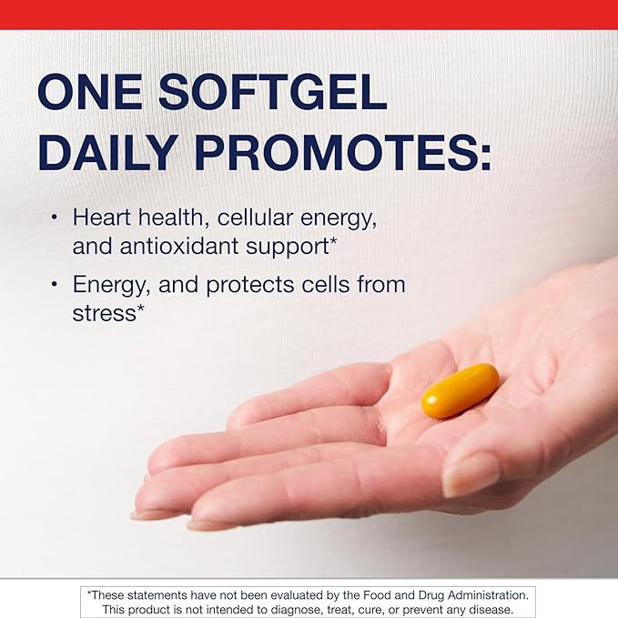 Metagenics CoQ10 ST-200 Supplement - High Absorption 200 mg Ubiquinone - Supports Heart, Energy & Antioxidant Health* - Non-GMO, Gluten-Free, Soy-Free - GMP Certified Facility - 60 Softgels