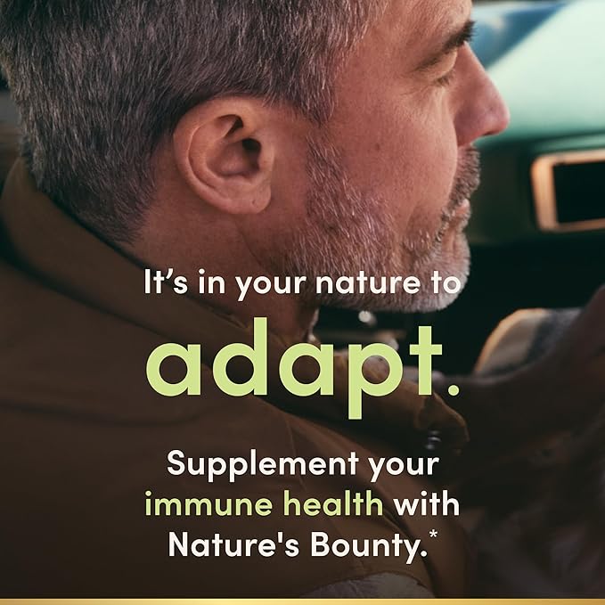 Nature's Bounty Vitamin D3 Vitamin Supplement, Supports Immune System and Bone Health, 1000IU, 120 Softgels