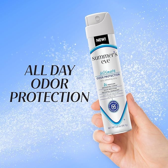 Summer's Eve Ultimate Odor Protection Bundle; 15oz Cleansing Wash, 32ct Feminine Wipes, 2oz Deodorant Spray, 3oz Whole Body Deodorant