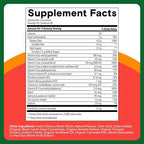 SmartyPants Kids Multivitamin & Fiber Gummies: Prebiotic Fiber to Support Kids Digestion with Vitamin D3, C, Vitamin B12, B6, A, Zinc, Biotin, Folate, Three Fruit Flavors, 120 Count (40 Day Supply)