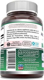 Amazing Formulas Melatonin Supplement | 20 Mg Per Serving | Tablets | Non-GMO | Gluten-Free | Made in USA (1 Pack, 60 Count)